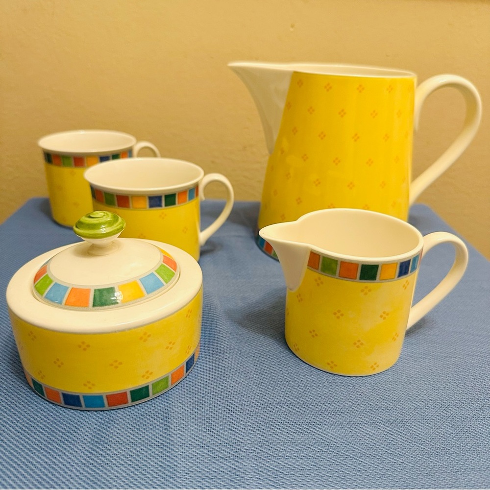 Villeroy & Boch Twist Alea Limone tea set